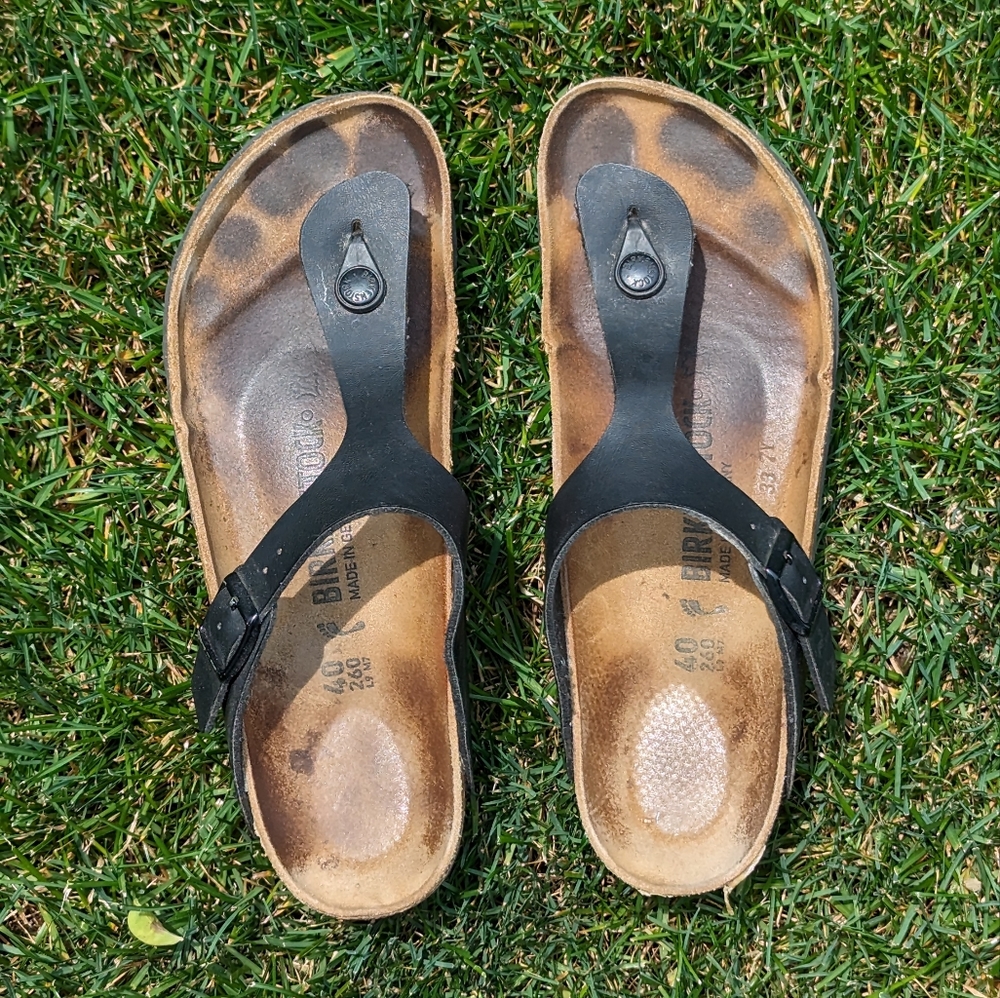 Birkenstock Gizeh Black - Size 40